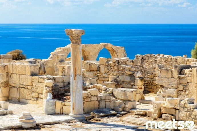 Limassol District. Cyprus. Ruins of ancient Kourion