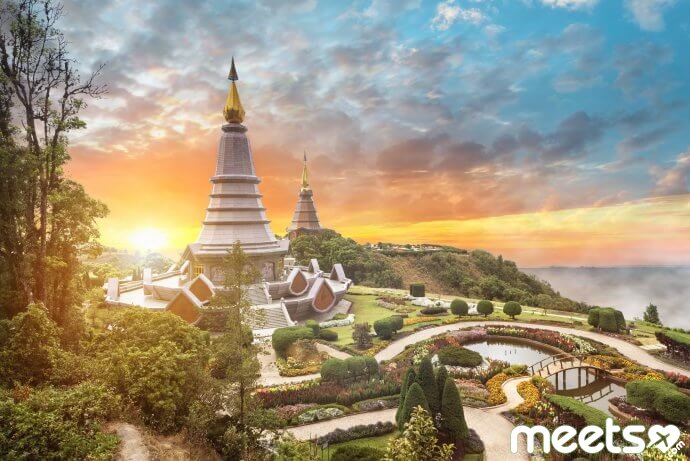 The pagodas - Chiangmai Thailand