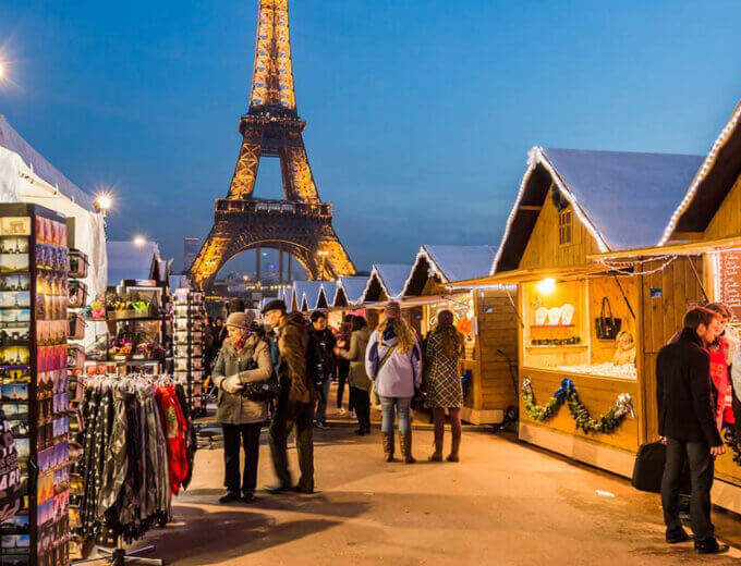 рождественская ярмарка в париже